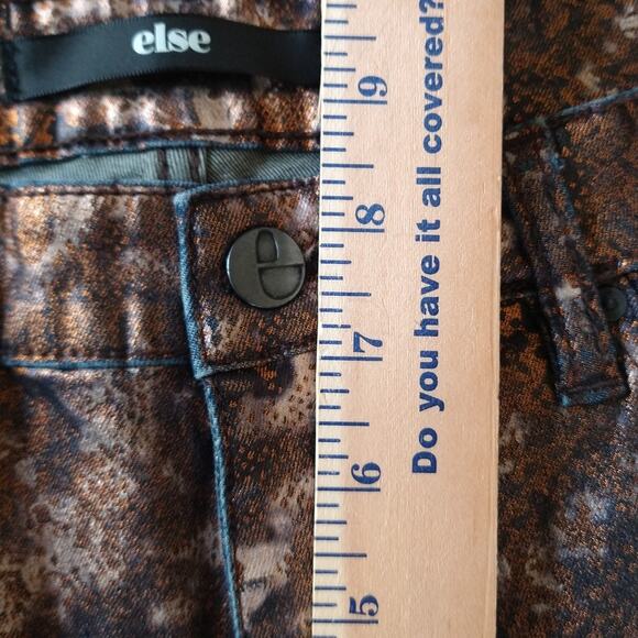 Else Bronze Metallic Skinny jeans size 27 - Picture 7 of 12